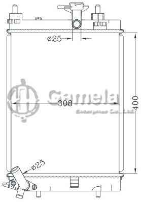 6119044NA - Radiator-for-DAIHATSU-CUORE-1-0-07-MT-OEM-16400-B2190