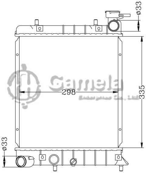 6121005N - Radiator-for-HYUNDAI-ACCENT-99-MT-OEM-25310-25050-DPI-2801