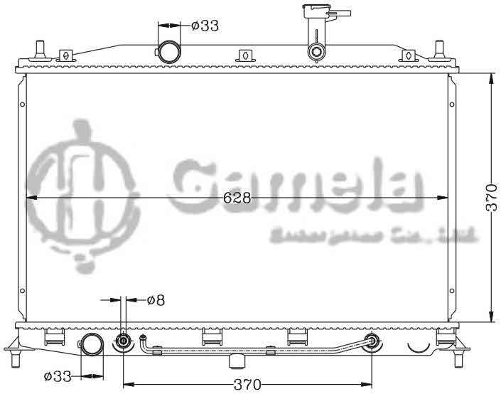 6121007AN - Radiator-for-HYUNDAI-ACCENT-07-10-AT-OEM-25310-1E000-1E050-DPI-2896