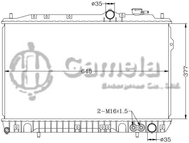 6121014N - Radiator-for-HYUNDAI-ELANTRA-LANTRA-90-95-MT-OEM-25310-28000-28200-28A00