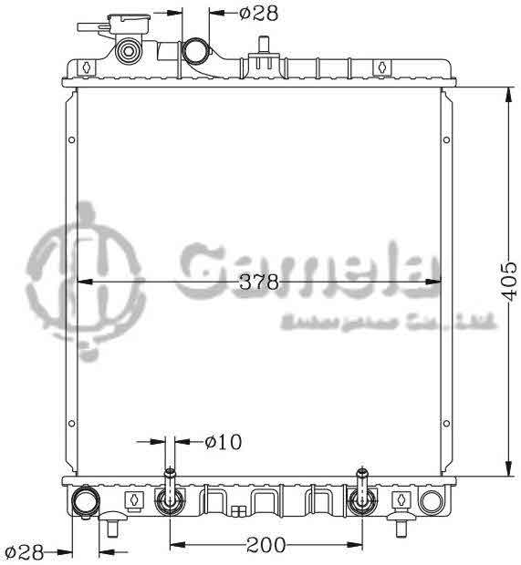 6121021N - Radiator-for-HYUNDAI-ATOS-99-00-AT