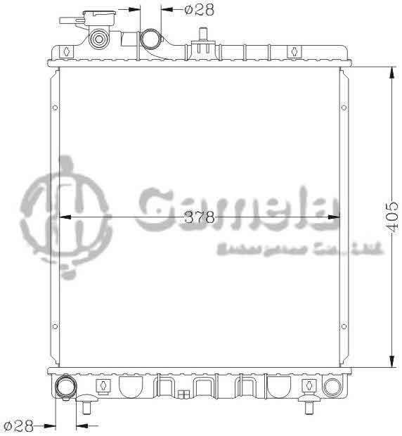 6121022N - Radiator-for-HYUNDAI-ATOS-99-00-MT