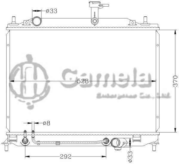 6121025AN - Radiator-for-HYUNDAI-ACCENT-05-AT-OEM-25310-1E300