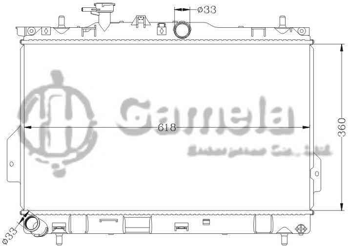 6121040N - Radiator-for-HYUNDAI-MATRIX-01-MT-OEM-25310-17000-17001-17800