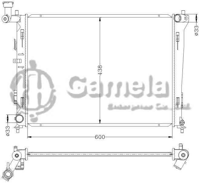 6121042AN - Radiator-for-HYUNDAI-ELANTRA-07-i30-MT-OEM-25310-2H000