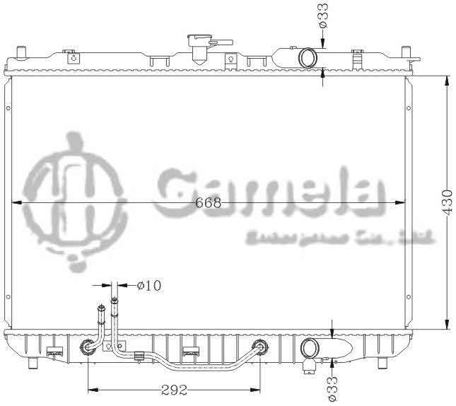 6121073N - Radiator-for-HYUNDAI-KIA-CARENS-2-0-02-AT-OEM-OK2KC-15-200