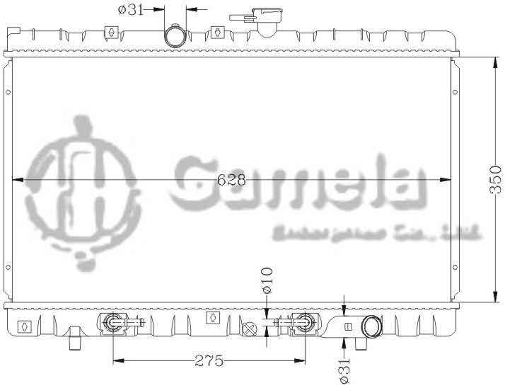 6121095N - Radiator-for-HYUNDAI-KIA-RIO-00-AT-DPI-2392