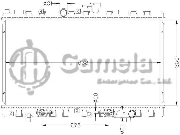 6121096N - Radiator-for-HYUNDAI-KIA-RIO-00-AT-OEM-OK31H-15-200C