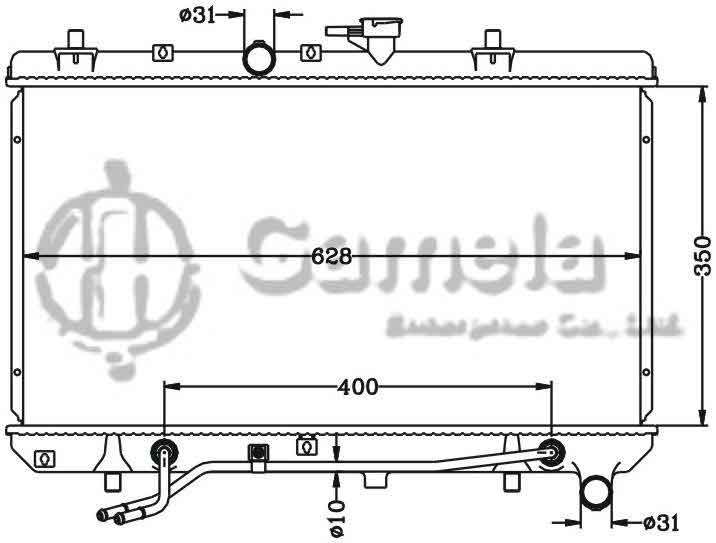 6121116N - Radiator-for-HYUNDAI-KIA-RIO-03-05-AT-OEM-25310