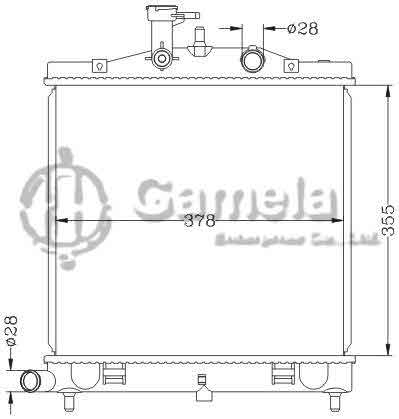 6121152NA - Radiator-for-HYUNDAI-KIA-PICANTO-10-MT