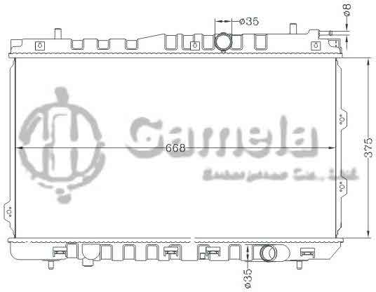 6121190NA - Radiator-for-HYUNDAI-KIA-CERATO-2-0-04-MT-OEM-25310-2F300