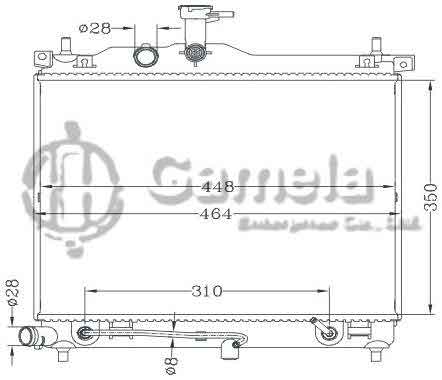 6121191NA - Radiator-for-HYUNDAI-i10-09-AT