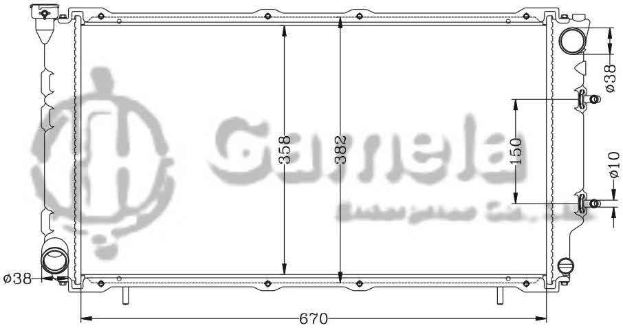 6122030N - Radiator-for-SUBARU-LEGACY-AT