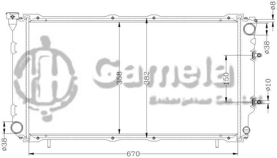 6122033N - Radiator-for-SUBARU-LEGACY-AT