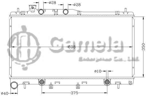 6122043NA - Radiator-for-SUBARU-LEGACY-03-09-AT-SUBARU-OUTBACK-05-09-AT-OEM-45111-AG04A-DPI-2779