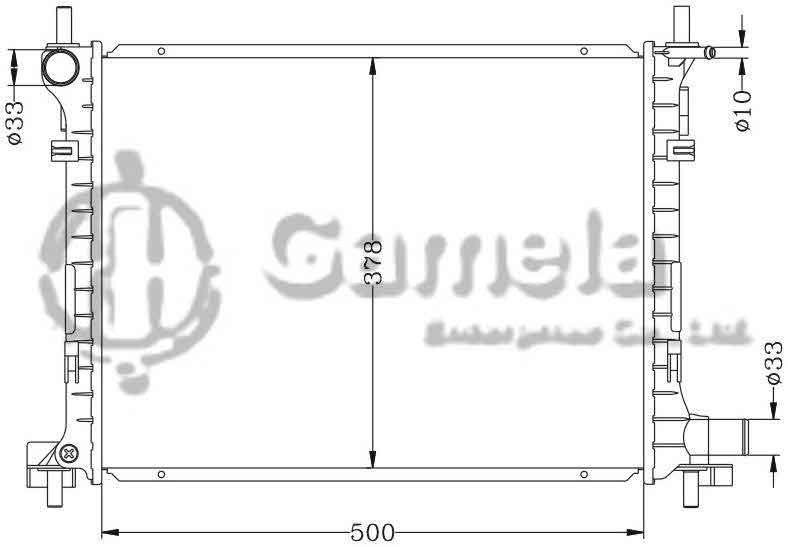 6131022AN - Radiator-for-FORD-FIESTA-Zhong-Qing-Jia-Nian-Hua-MT