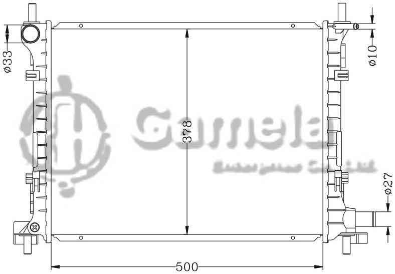 6131027N - Radiator-for-FORD-FIESTA-Zhong-Qing-Jia-Nian-Hua-MT-OEM-3M218005AB