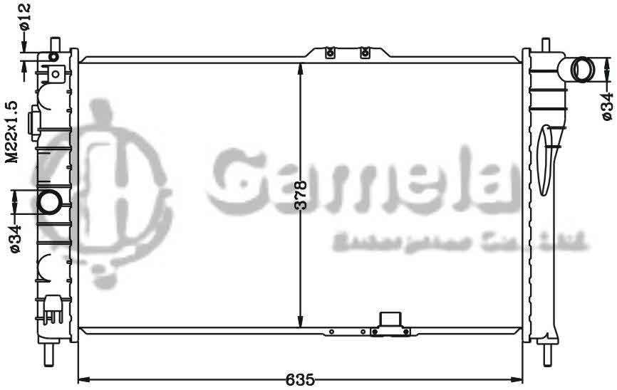 6132058N - Radiator-for-GMC-LEMANS-OPTIMA-88-93-MT