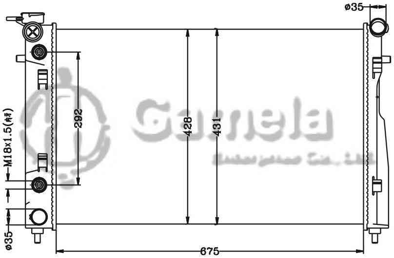 6132060N - Radiator-for-GMC-LUMINIA-03-VT-V6-V8-AT