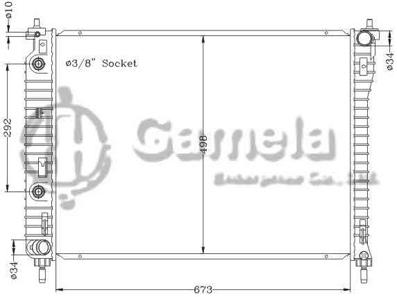 6132077NA - Radiator-for-GMC-SATURN-VUE-08-10-AT