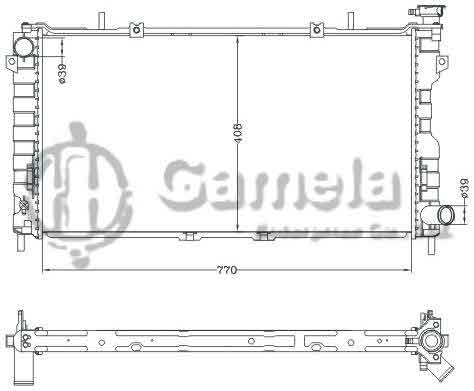 6133045NA - Radiator-for-CHRYSLER-VOYAGER-01-04-MT-DPI-2312