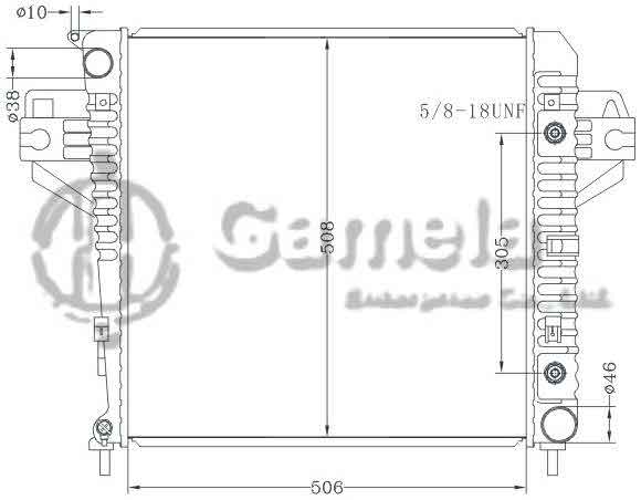 6133047NA - Radiator-for-CHRYSLER-JEEP-LIBERTY-02-06-AT-OEM-52080118AB-DPI-2481