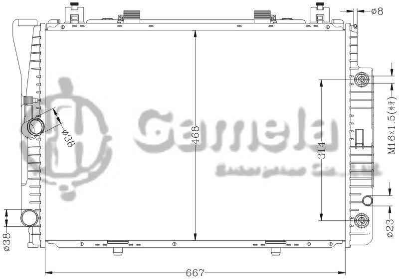 6140035N - Radiator-for-BENZ-W140-S320-92-00-AT-OEM-140-500-2103-DPI-1847