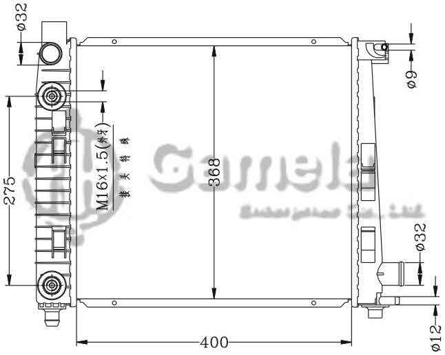 6140043AN - Radiator-for-BENZ-W168-A140-A160-97-00-AT