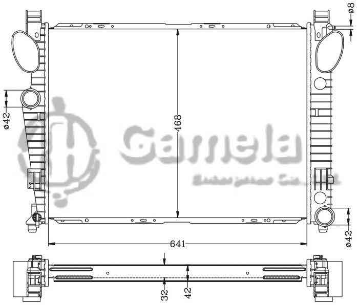 6140102N - Radiator-for-BENZ-W220-S500-98-MT