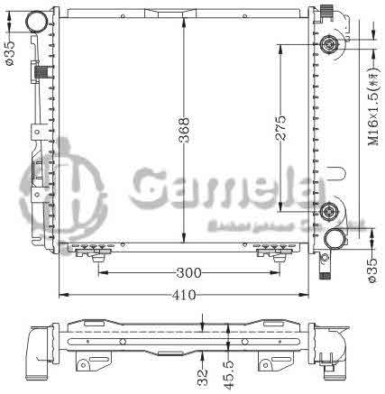 6140127NA - Radiator-for-BENZ-C-CLASS-W201-190E-2-3-82-AT-OEM-201-500-2903-6003-6103