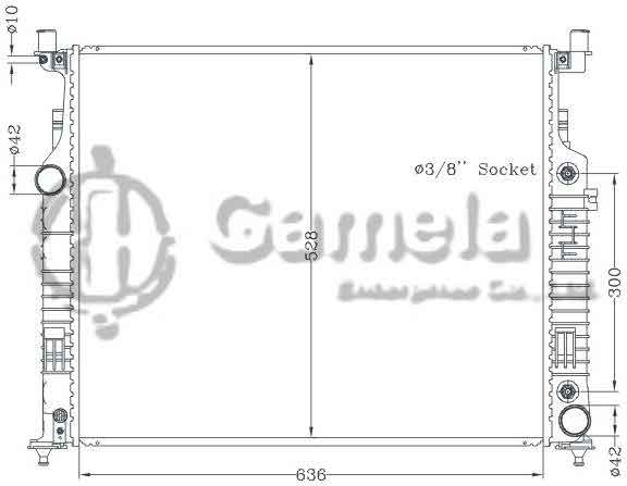 6140130NA - Radiator-for-Mercedes-GL-CLASS-W164-06-AT-Mercedes-R-CLASS-W251-05-AT-OEM-164-500-08-03-164-500-00-03