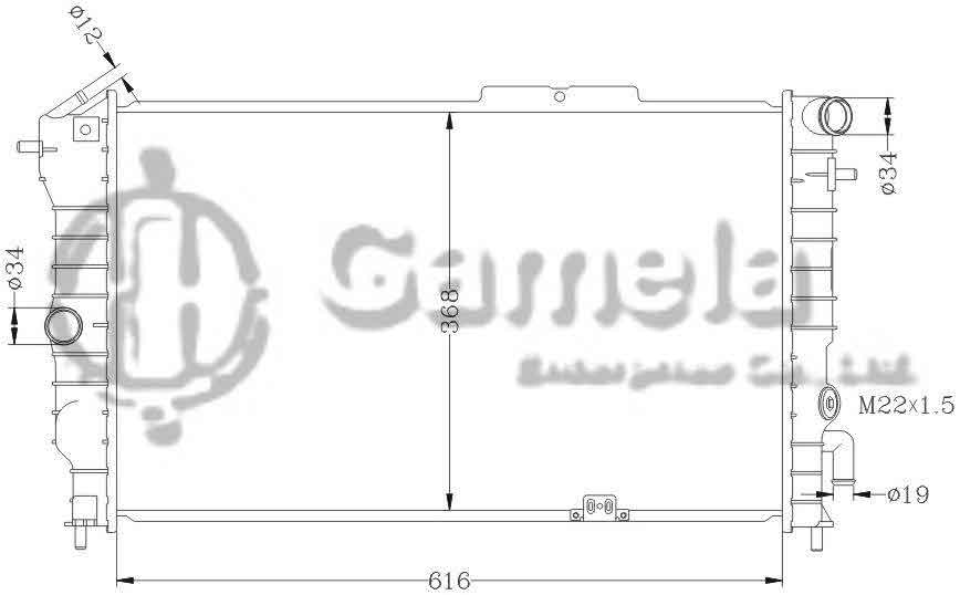 6142030AN - Radiator-for-OPEL-CALIBRA-92-97-MT