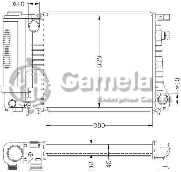 6144030N - Radiator-for-BMW-316-318i-87-90-MT-OEM-1719024