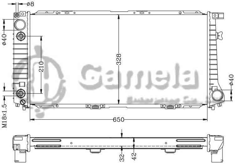 6144031N - Radiator-for-BMW-520-525-530-730-740d-98-00-AT