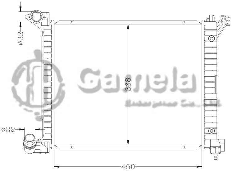 6144034N - Radiator-for-BMW-MINI-ONE-01-1-4TDi-MT-OEM-7788753