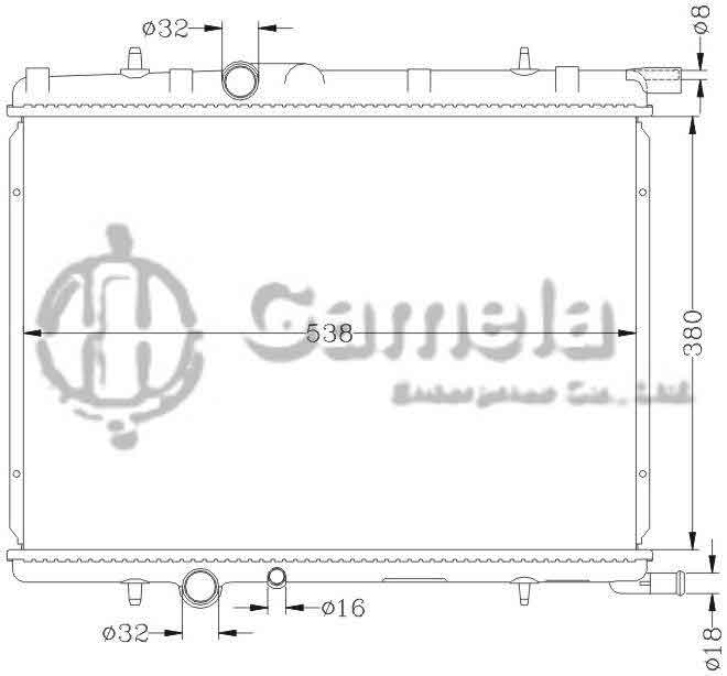 6150008N - Radiator-for-PEUGEOT-307-MT