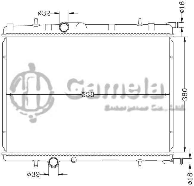 6150010N - Radiator-for-PEUGEOT-307-MT