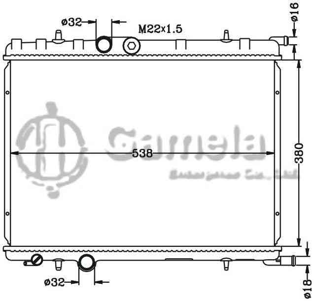 6150015N - Radiator-for-PEUGEOT-206-01-MT