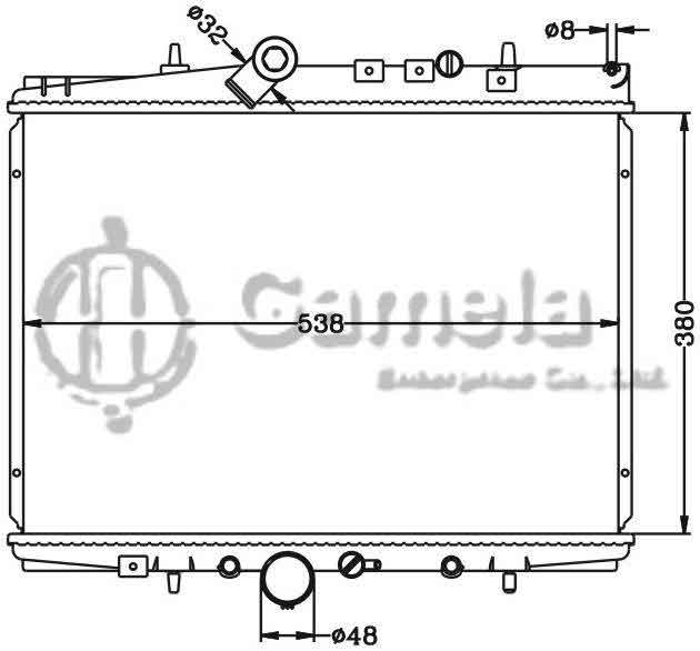 6150023N - Radiator-for-PEUGEOT-607-00-MT-CITROEN-C5-00-MT-OEM-1330-78-1331-KV