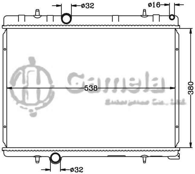 6150025N - Radiator-for-PEUGEOT-CITROEN-C4-04-MT-PEUGEOT-CITROEN-BERLINGO-08-MT-OEM-1330-F5-1330-J7-1330-S5