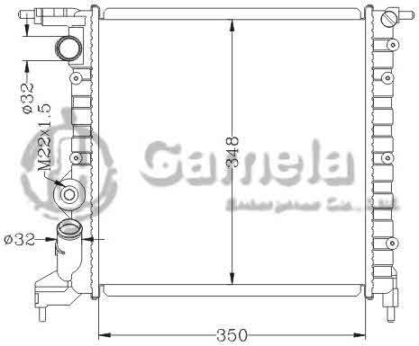 6151014NA - Radiator-for-RENAULT-CLIO-1-2-1-2i-90-MT-OEM-7701034768