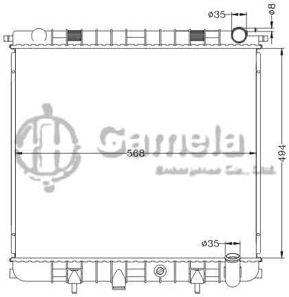 6154001NA - Radiator-for-LAND-ROVER-RANGE-ROVER-4-0-4-6i-V8-98-MT-OEM-PCC106850-PCC108080