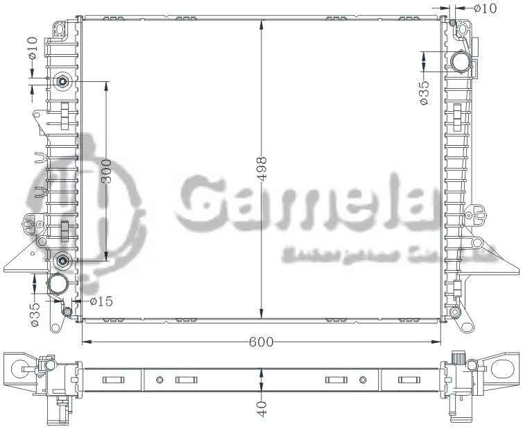 6154004NA - Radiator-for-LAND-ROVER-DISCOVERY-4-2-7-DIESEL-10-13-AT-OEM-PCC500201-PCC500111-PCC500530