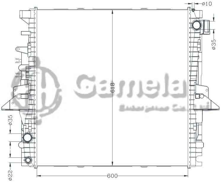 6154011NA - Radiator-for-LAND-ROVER-RANGE-ROVER-SPORT-10-13-MT-OEM-LRO15560