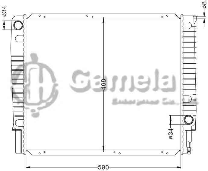 6173004N - Radiator-for-VOLVO-850-91-2-0i-2-3i-MT-VOLVO-960-90-2-4i-2-5i-MT-OEM-1397560-8601017