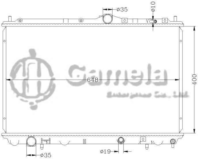 6173011N - Radiator-for-VOLVO-S40-V40-95-1-6i-16V-MT-OEM-8602065