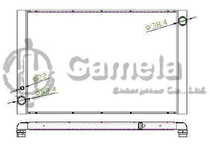 6190121018-T - Radiator-for-AUDI-A8-S8-2-8-FSI-03-00-G-BDX-MT-NISSENS-60428-OEM-4E0121251