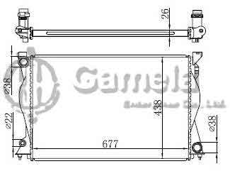 6190121021-T - Radiator-for-AUDI-A6-S6-04-2-0-TDi-MT-OEM-4F0121251Q