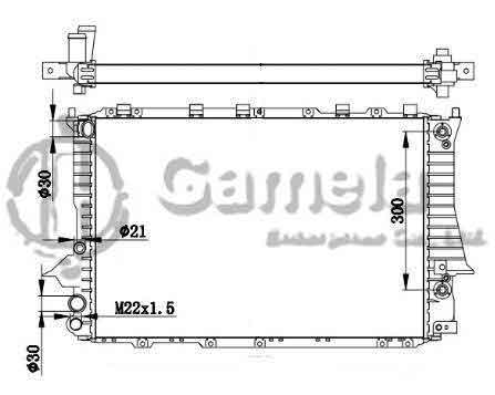 6190121035-T - Radiator-for-AUDI-100-QUATTRO-A6-S6-20V-Tdi-2-0i-1-9-2-5-92-97-AT-NISSENS-60477-OEM-4A0121251C-DPI-1925