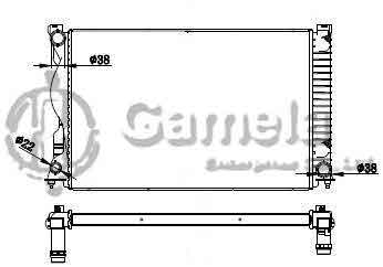 6190121042-T - Radiator-for-AUDI-A5-A6-Quattro-V6-2-8-3-0-3-1-3-2-06-10-MT-NISSENS-60236A-DPI-2828